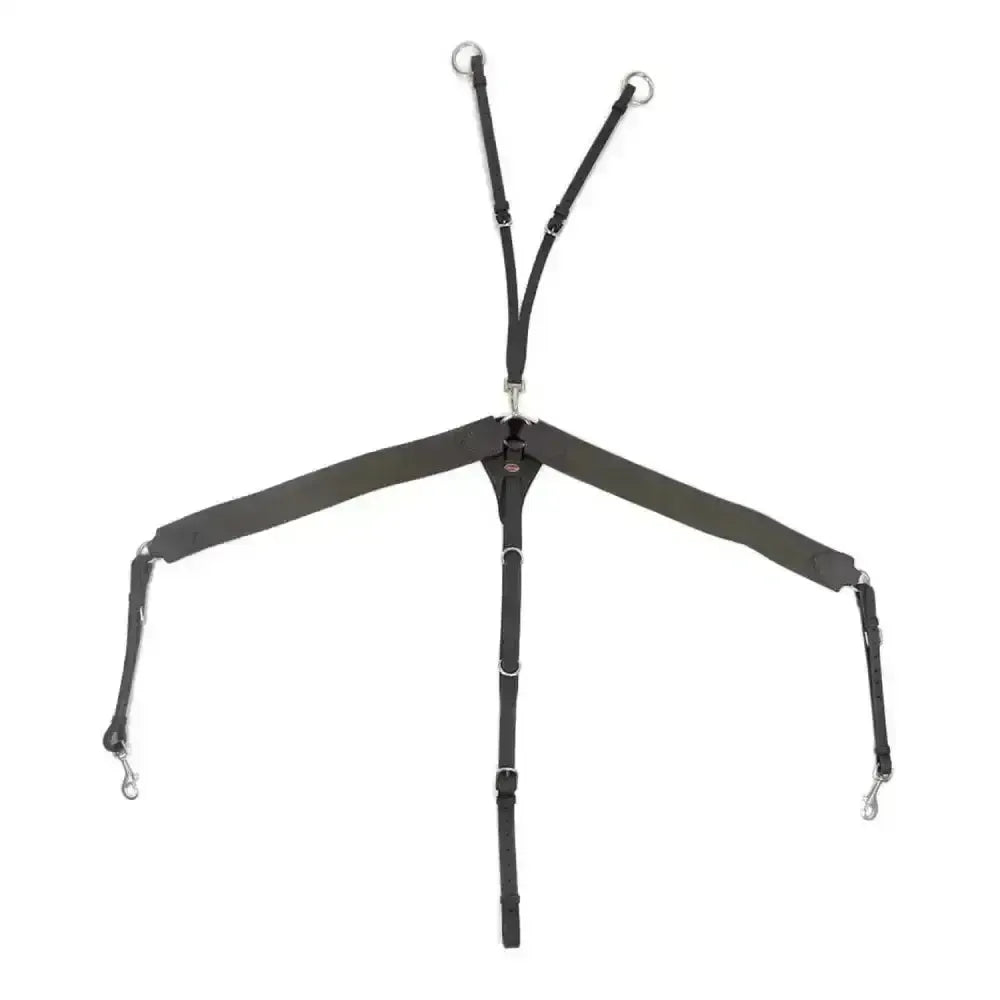 Whitaker Ready To Ride Breastplate Black Cob Black Breastplates & Martingales