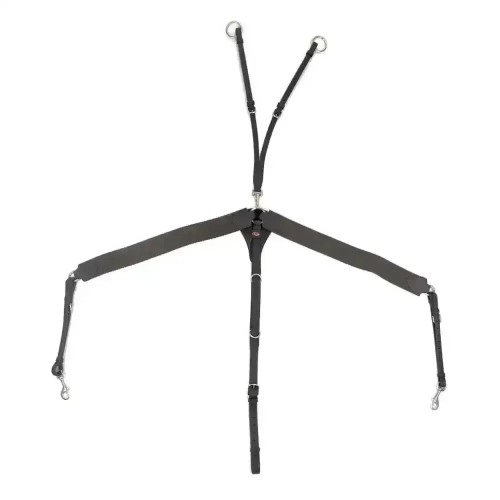 Whitaker Ready To Ride Breastplate Black Cob Black Breastplates & Martingales