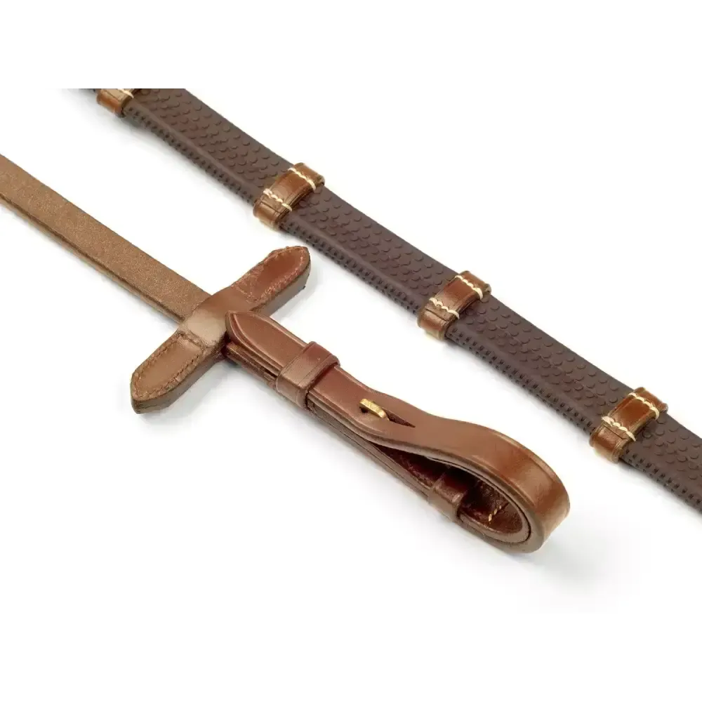 Whitaker Rer052 Valencia 9-Loop 1/2 Reins Tan COB TAN Reins