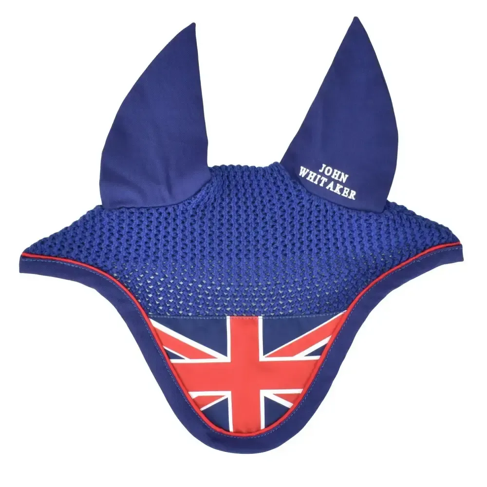 Whitaker Ujfv Union Jack Fly Veil FULL UNION JACK Horse Ear Bonnets