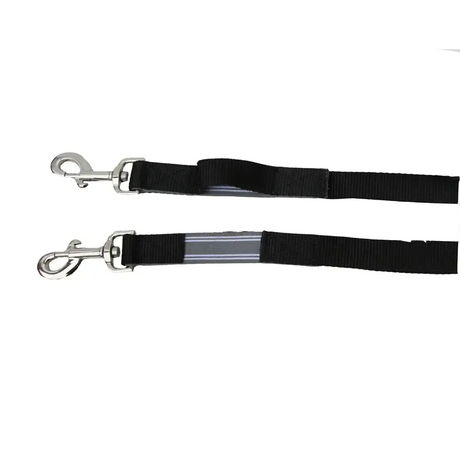 Windsor Nylon Elastic Side Rein Pony Black Side Reins