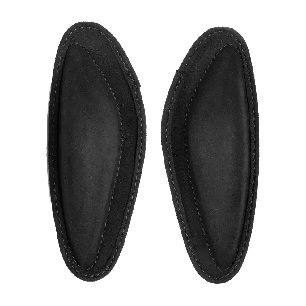 Black leather insole with stitched edges for wintec flexibloc pair knee support individually tailored for comfort
