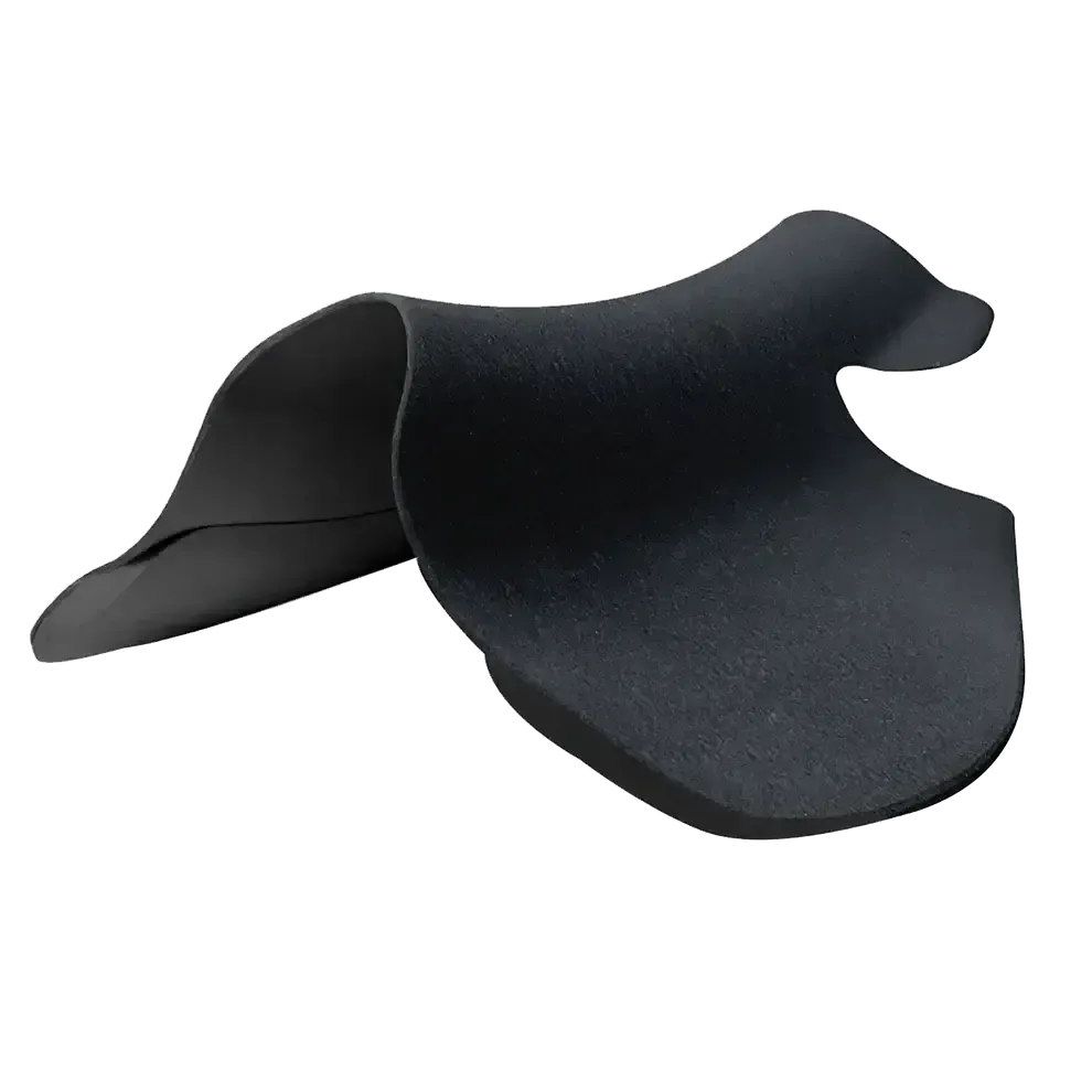 Wintec Half Riser Comfort Pad Front Black 6 mm Corrective Saddle Pads