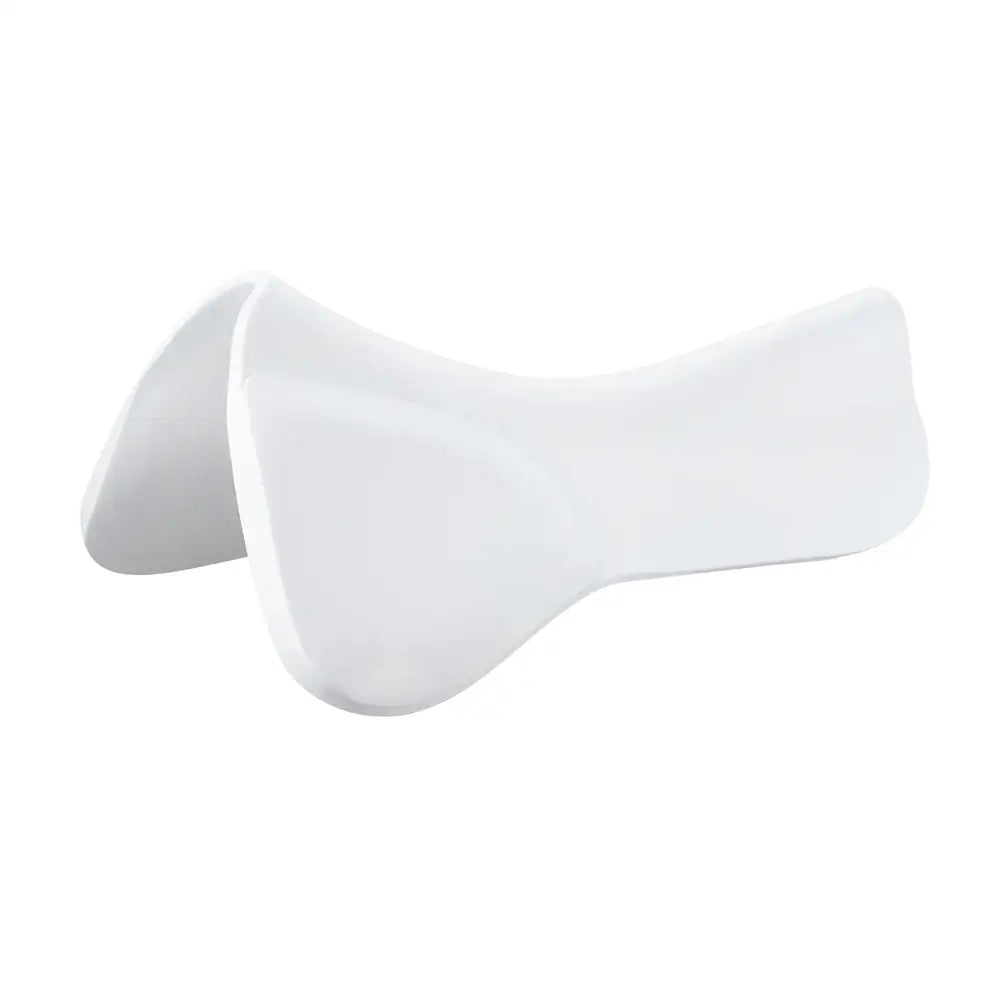 White sleekly contoured wintec raised comfort pad front with smooth matte finish for trauma-reduction whilst assisting