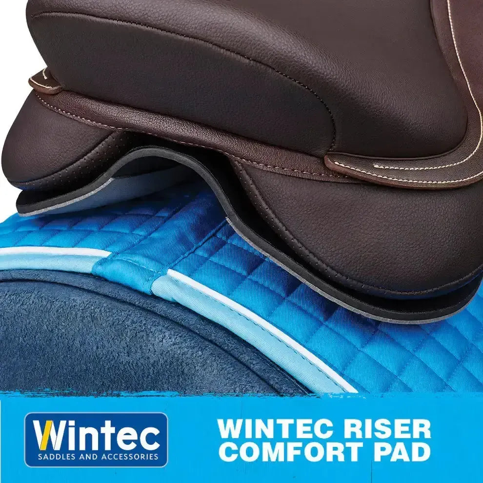 Wintec Riser Comfort Pad Dressage And All Purpose Black Corrective Saddle Pads