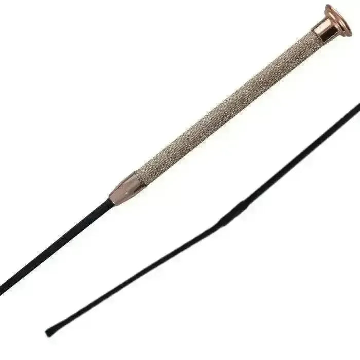 Woof Wear Glitz Dressage Whip Rosegold Whips & Canes
