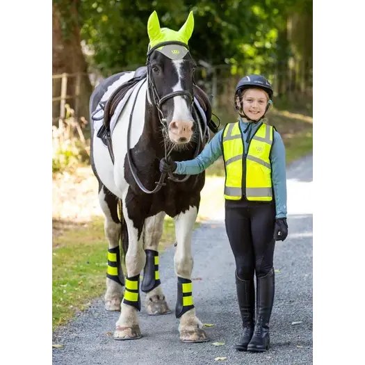 Woof Wear Hi Vis Riding Vest Hi Viz Orange Junior Small / Junior Medium Hi-Vis