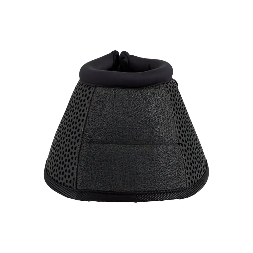 Black woof wear ivent turn overreach boot with mesh and fabric design for hoof protection