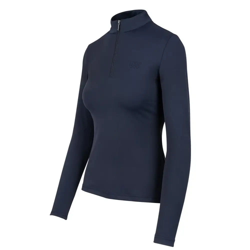 Woof Wear Long Sleeve Tech Riding Shirt Navy UK06 Base Layers