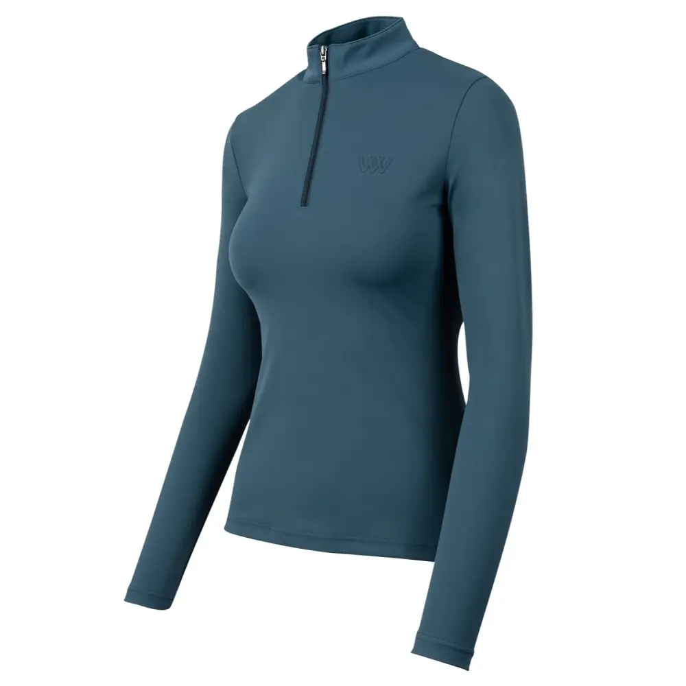 Woof Wear Long Sleeve Tech Riding Shirt Petrol Blue UK06 Base Layers