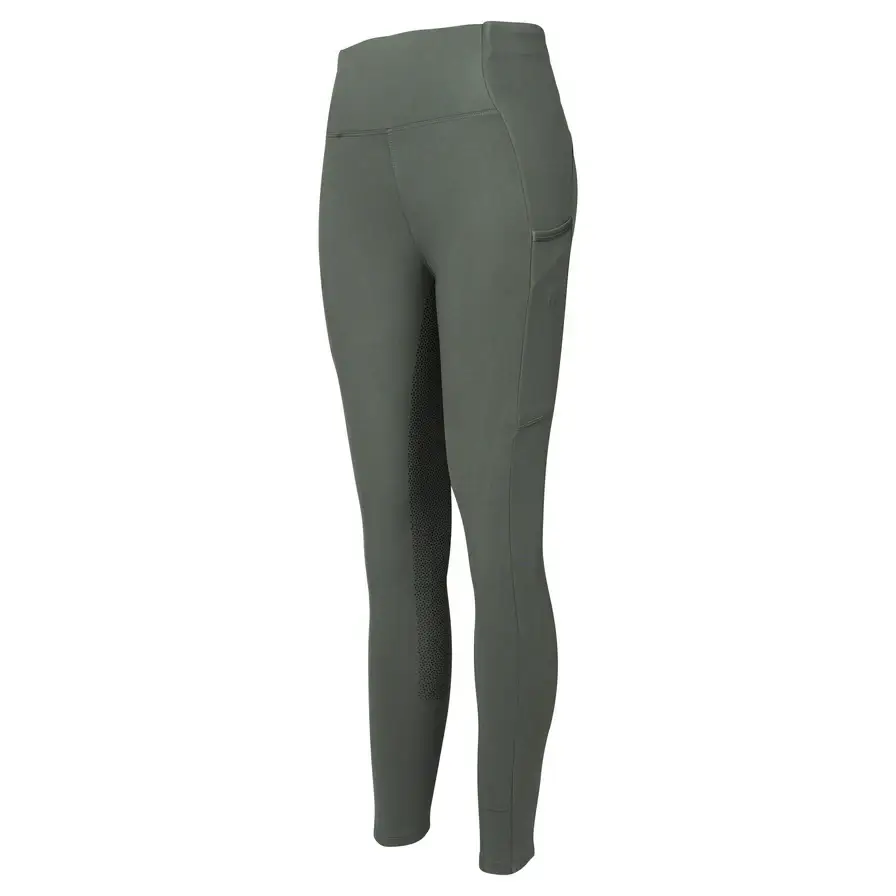 Woof Wear Original Riding Tights - Full Seat Sage Green UK06