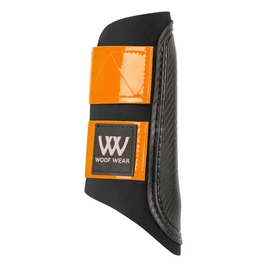 Woof Wear Reflective Club Boot Brushing Boots For Horses Hi Viz Orange X Small Brushing Boots