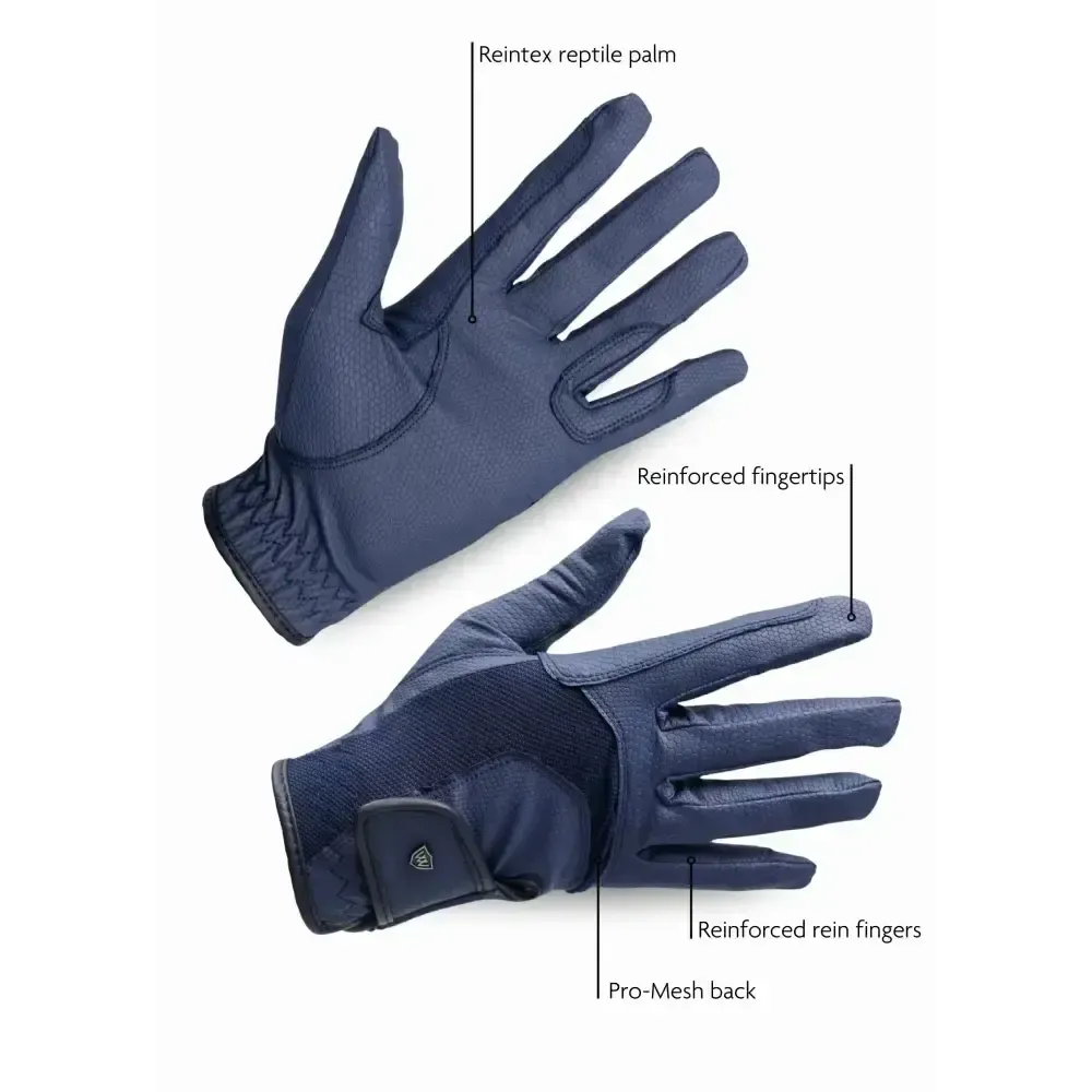 Woof Wear Reintex Mesh Riding Glove Black 6 Riding Gloves