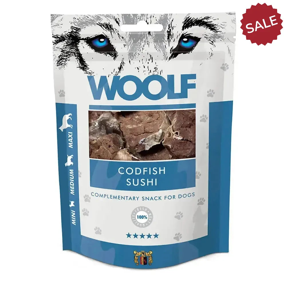 Woolf Codfish Sushi 100g Dog Treats