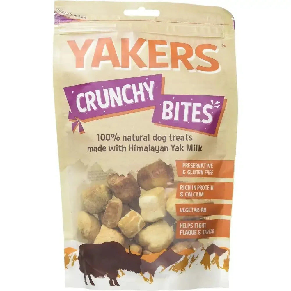 Yakers Crunchy Bites 70g Dog Treats