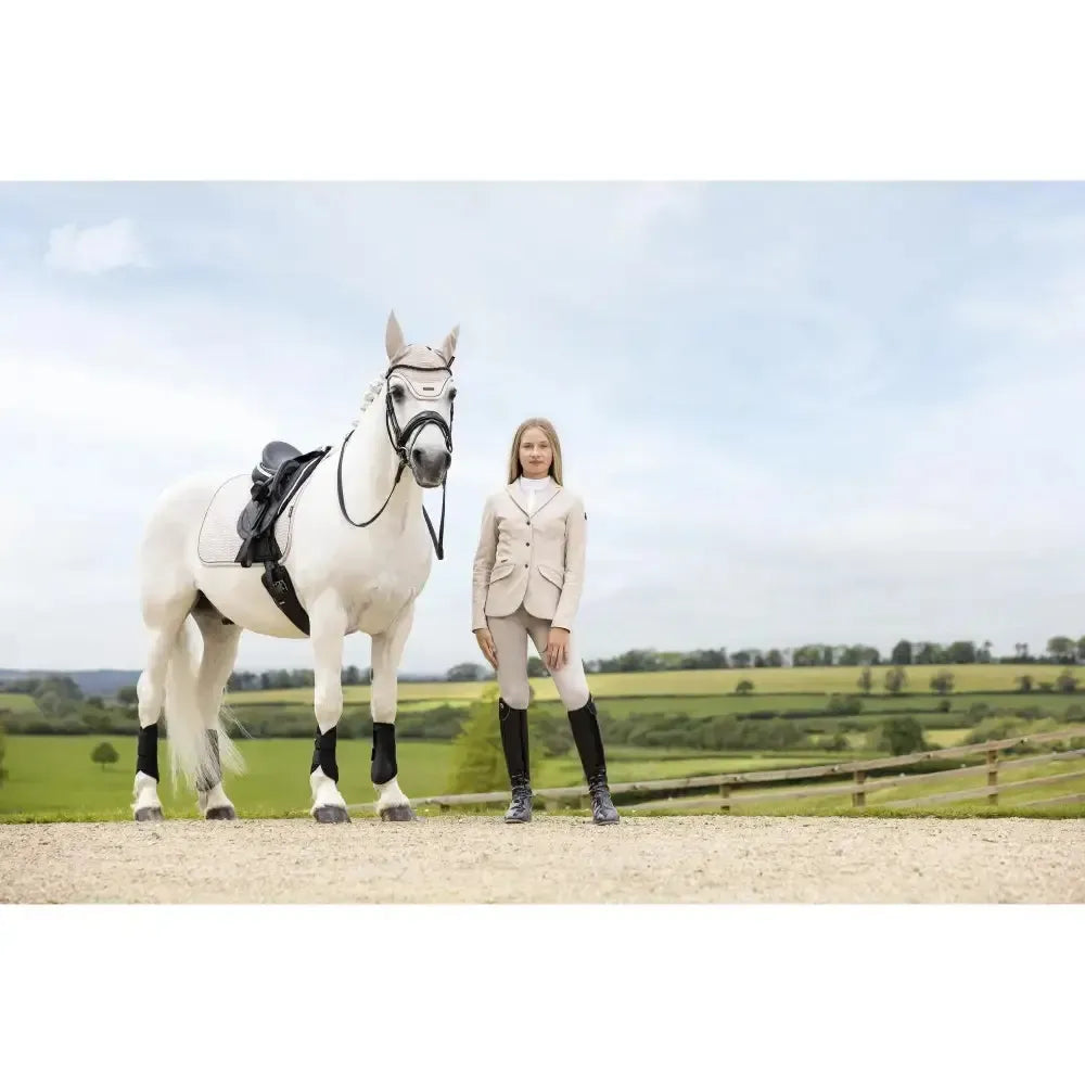 Young Rider Kennedy Show Jacket Stone Stone 7-8 Years Show Jackets