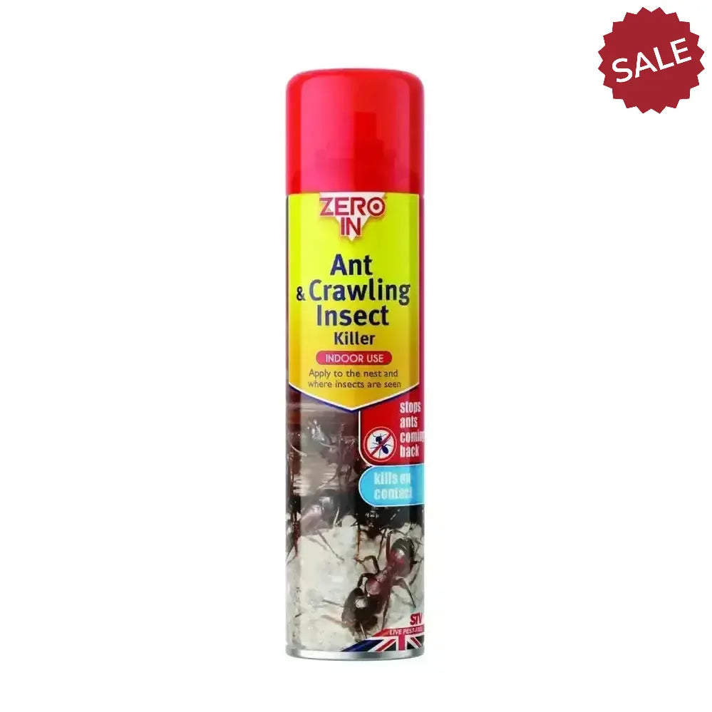 Zero In Ant & Crawling Insect Killer Spray 300 ml aerosol Pest Control