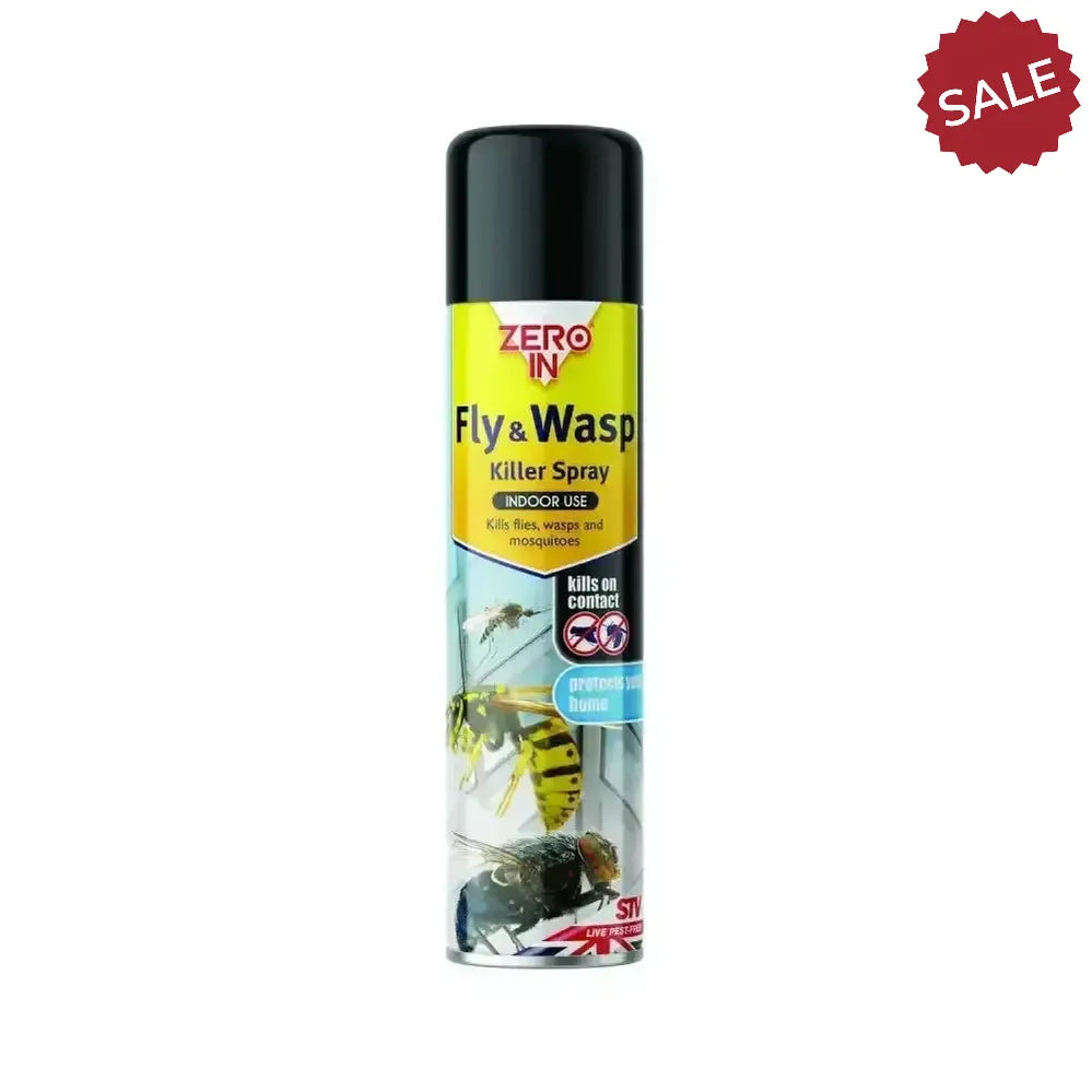 Zero In Fly & Wasp Killer Spray 300 ml aerosol Pest Control