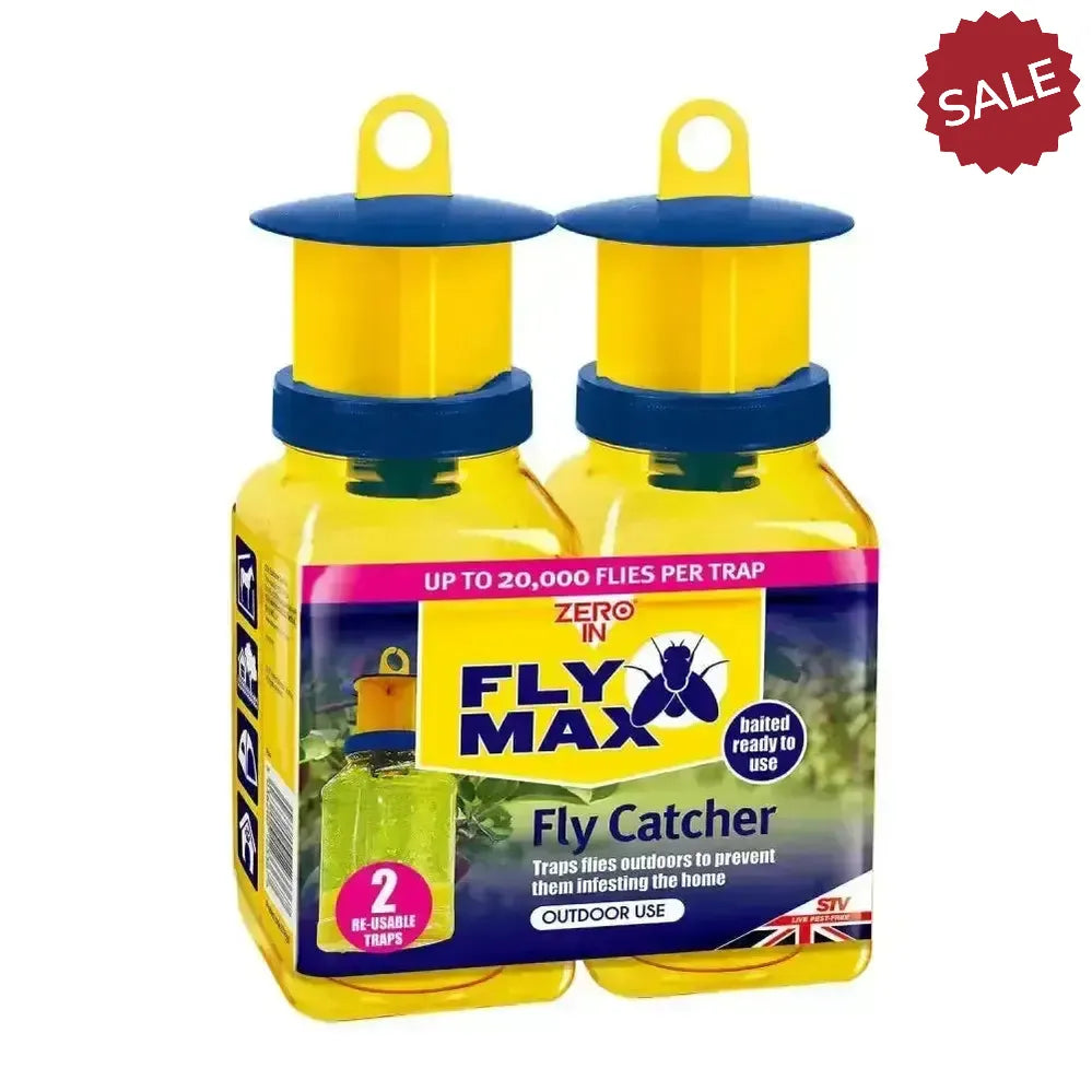 Zero In Reusable Fly Catcher TWIN Pack Pest Control