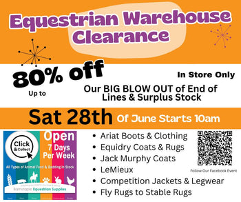 Equestrian Clearance This Weekend