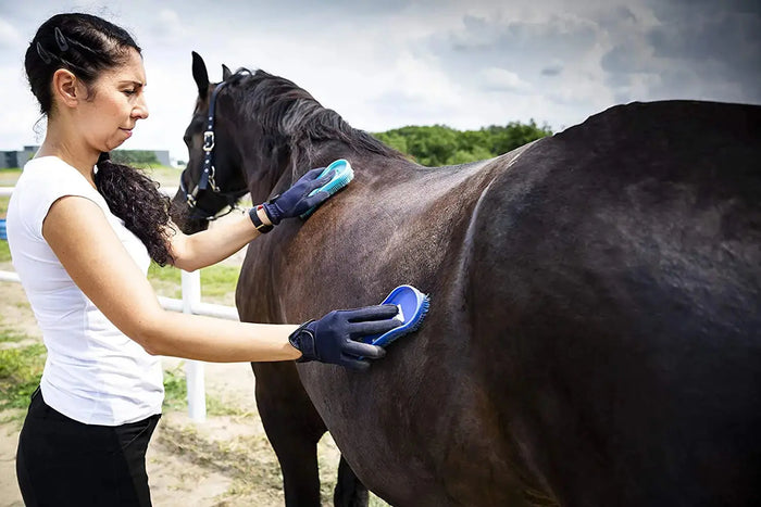 HandsOn Grooming Mits For Horses Shedding Their Winter Coats-Barnstaple Equestrian Supplies