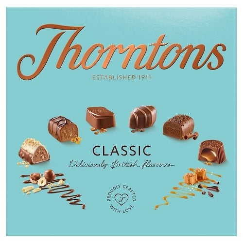 Thorntons Assorted Classic Chocolate Box 150g