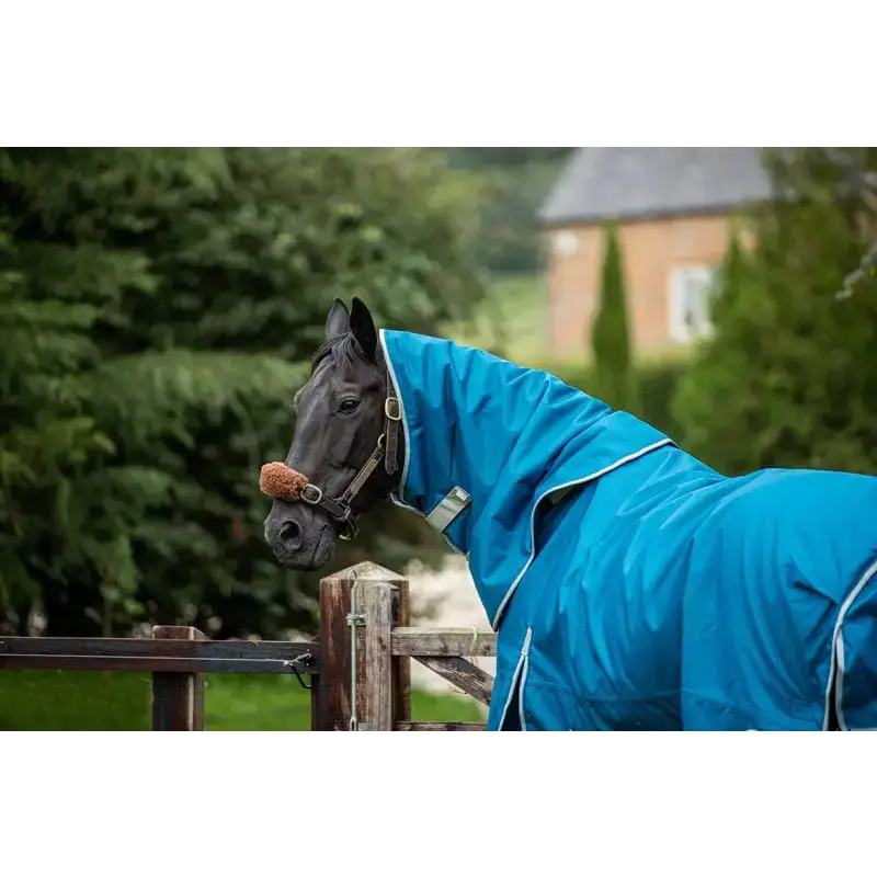 Swish 0g Detachable Neck Turnout Rug - Turquoise 4'3 Turnout Rugs