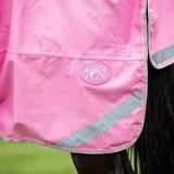 Swish 100g Detachable Neck Turnout Rug - Baby Pink 4'3 Turnout Rugs