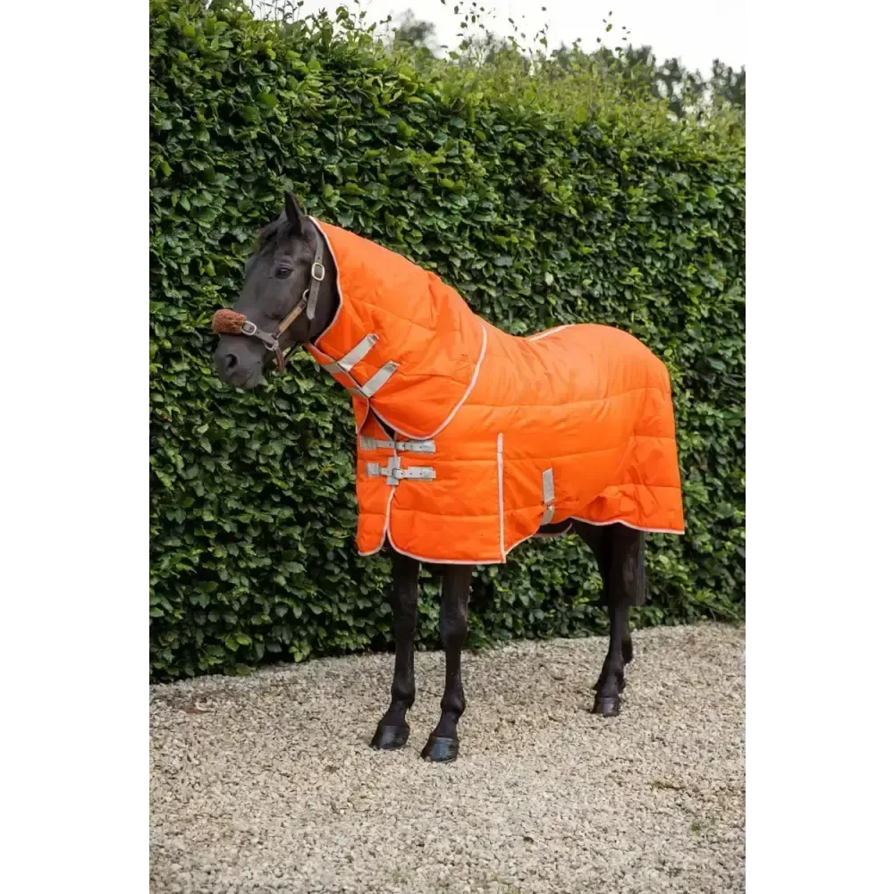 Swish 100g Stable Rug With Detachable Neck - Orange 4'3 Stable Rugs