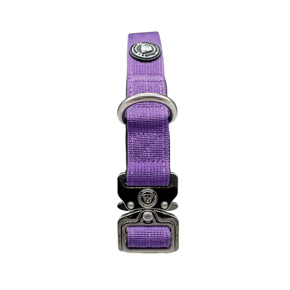 2.5cm Nylon BTactical™ Collar | Lavender Purple Small Dog Collar