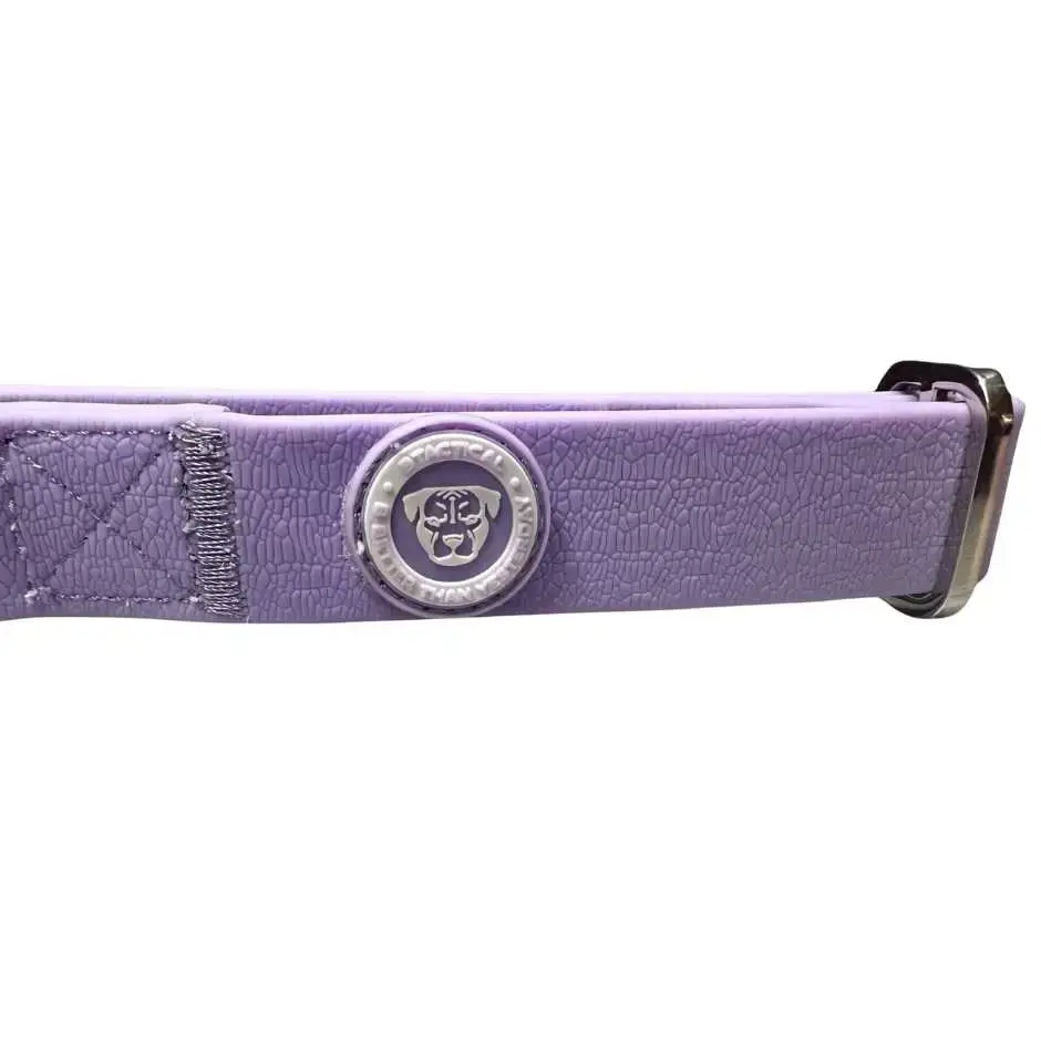 2.5cm PVC BTactical™ Collar | Pastel Purple Small Dog Collar