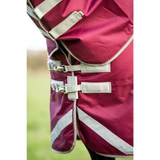 Swish 200G Detachable Neck Turnout Rug - Burgundy 4'3 Turnout Rugs