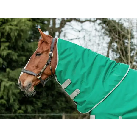 Swish 200g Turnout Rug Neck Cover - Green X Small Turnout Rugs