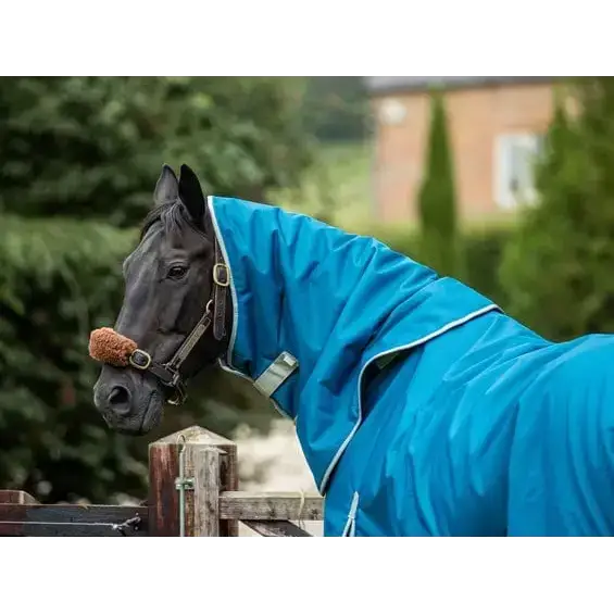 Swish 200g Turnout Rug Neck Cover - Turquoise. Small Neck Covers