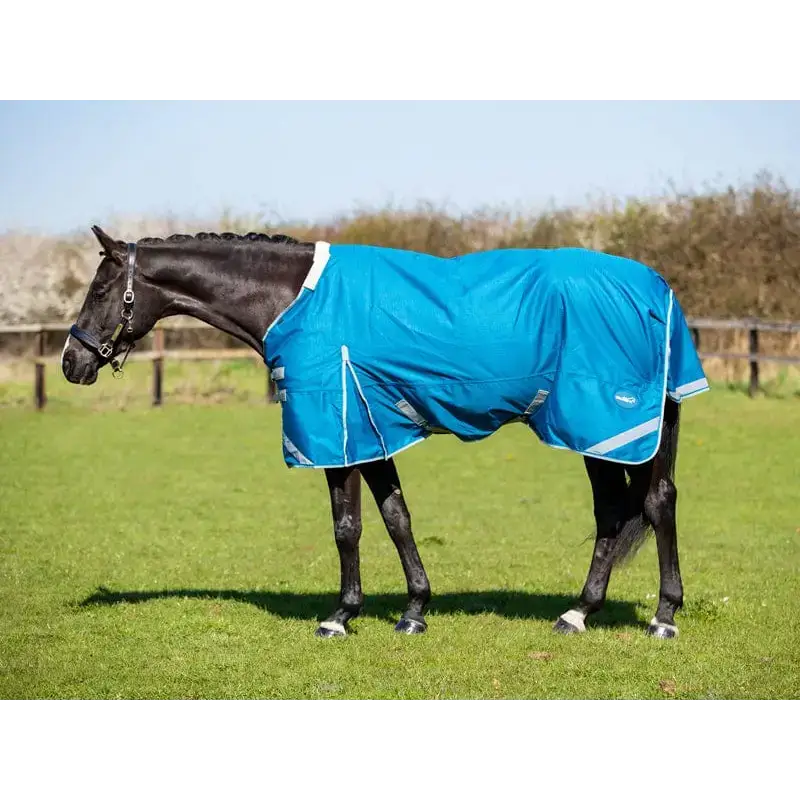 Swish 300g Turnout Rug With Detachable Neck - Turquoise 4'3 Turnout Rugs