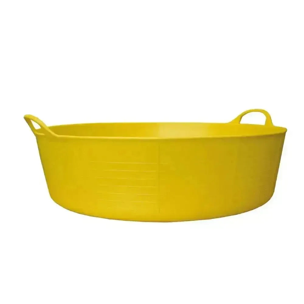 Red Gorilla Flexible Shallow Buckets 35L Large Red Buckets & Bowls