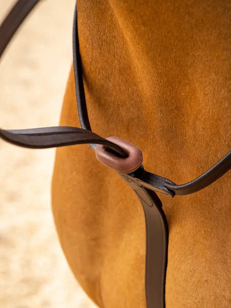 LeMieux Rubber Martingale Stoppers Brown One Size Brown Martingale Stops
