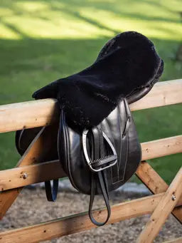 LeMieux Simuwool Seat Saver Black One Size Black Seat Savers
