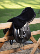 LeMieux Simuwool Seat Saver Black One Size Black Seat Savers
