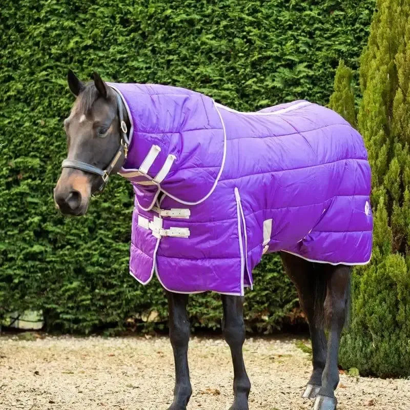 Swish 400g Detachable Neck Stable Rug - Purple 4'3 Stable Rugs