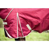 Swish 450g Ultimate Heavyweight Turnout Rug With Detachable Neck - Burgundy 4'3 Turnout Rugs