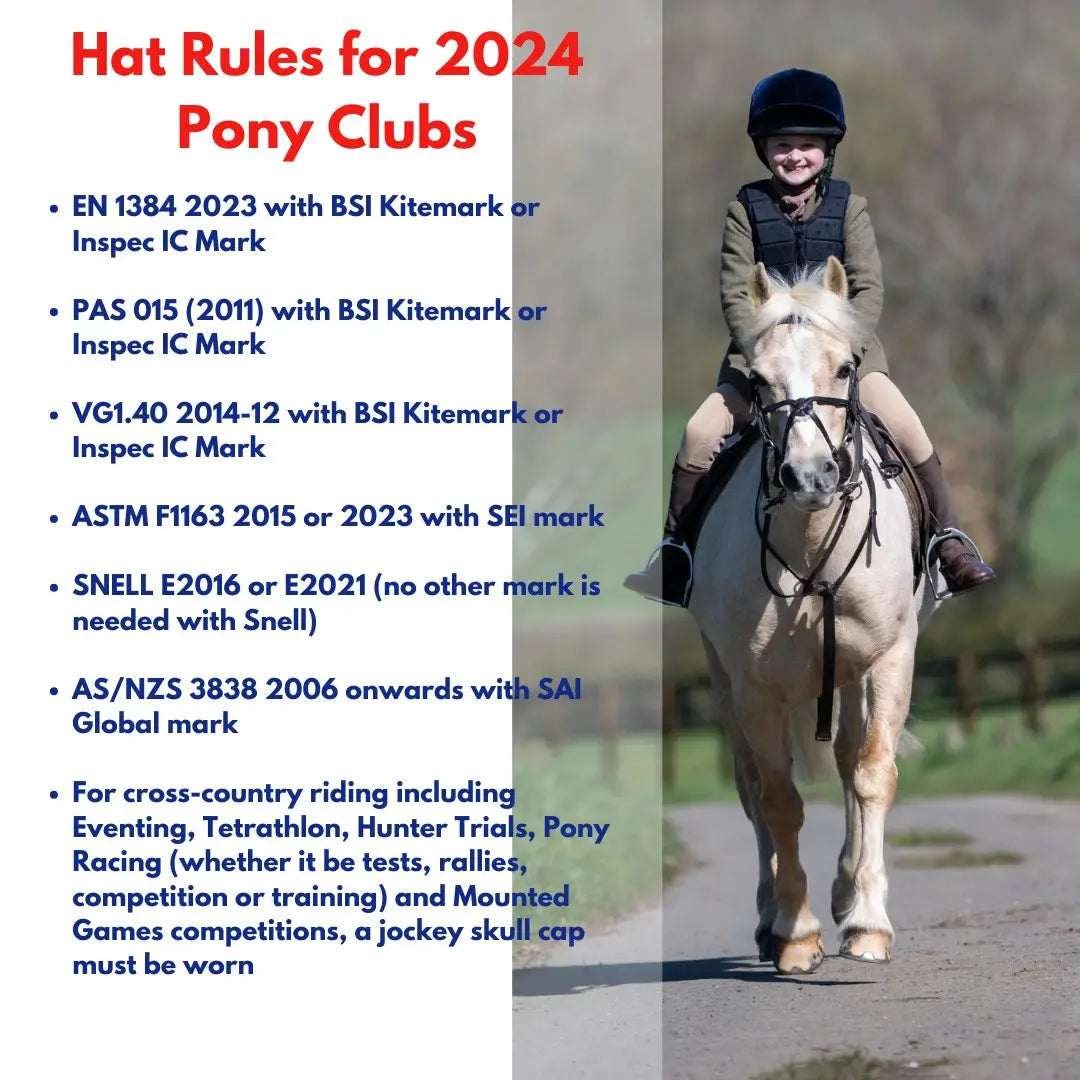 2024 Pony Club Hat Rules