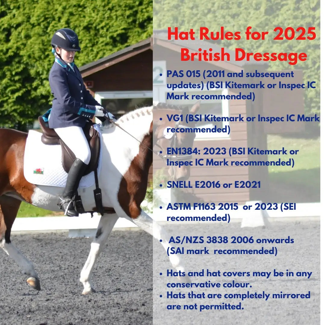 British Dressage Hat Rules 2025