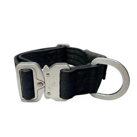 4cm Nylon BTactical™ Tracker Collar | Midnight Black - NEW Small Dog Collar