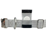 4cm Nylon BTactical™ Tracker Collar | Misty Grey Small Dog Collar