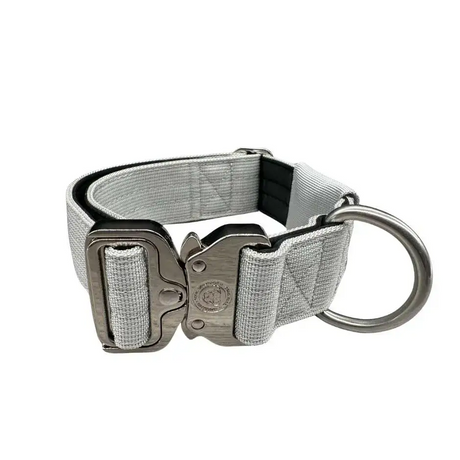 4cm Nylon BTactical™ Tracker Collar | Misty Grey Small Dog Collar