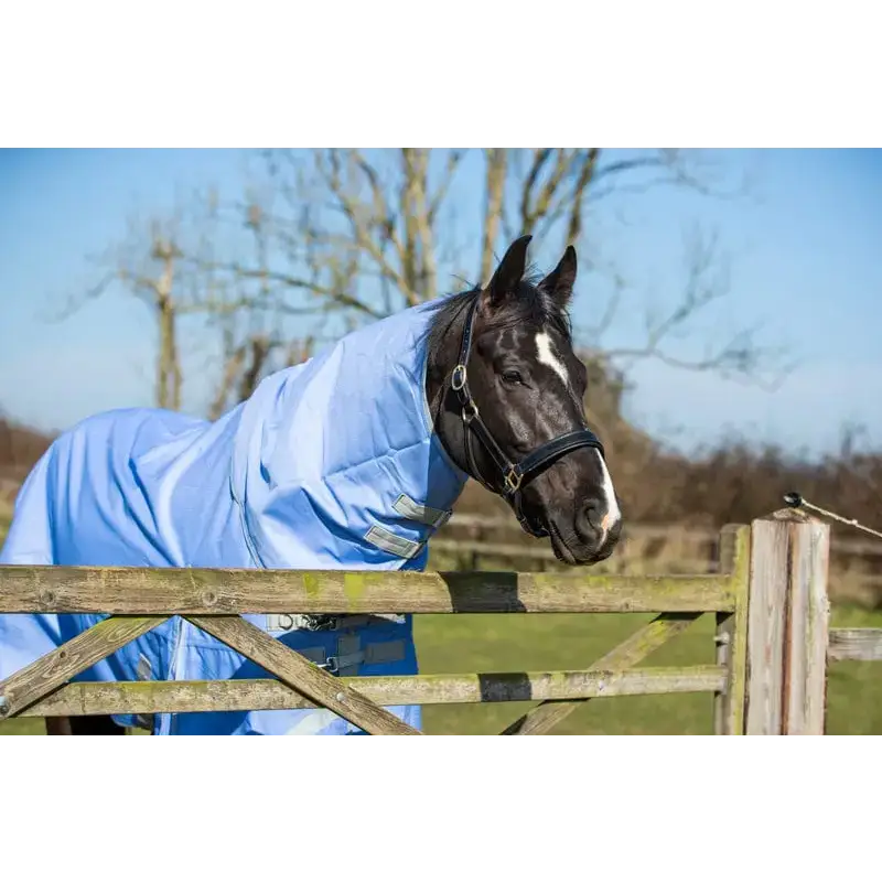 Swish 50g Detachable Neck Turnout Rug - Cornflower 4'3 Turnout Rugs