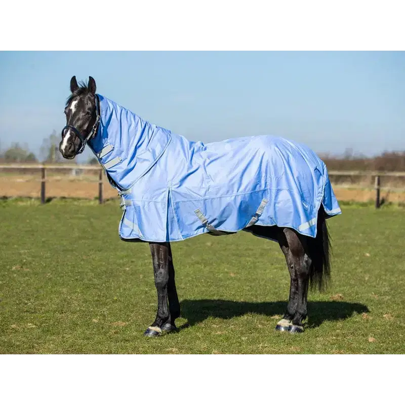 Swish 50g Detachable Neck Turnout Rug - Cornflower 4'3 Turnout Rugs