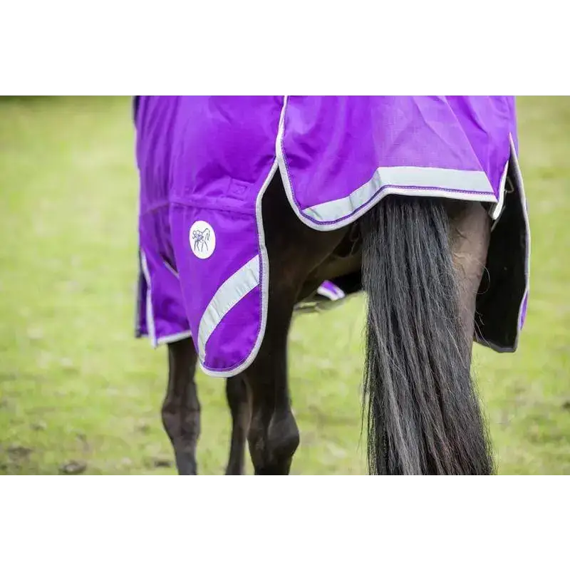 Swish 50g Detachable Neck Turnout Rug - Purple 4'3 Turnout Rugs