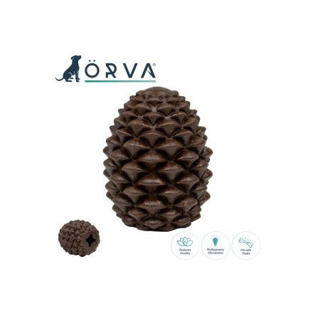 Orva Pine Cone Dog Toy